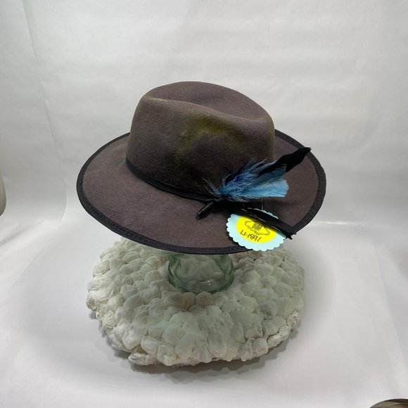 Handmade Gray Wool Rancher - Picture 7 of 14